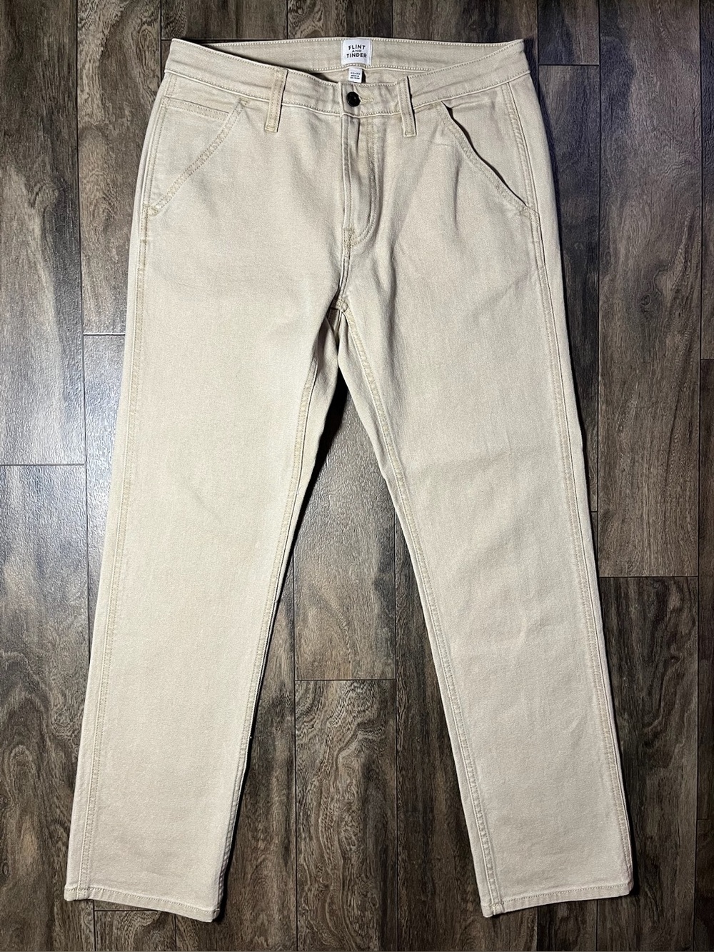 Flint and Tinder Mason Canvas Pants Huckberry Mens 32x32 Beige Workwear Gorpcore